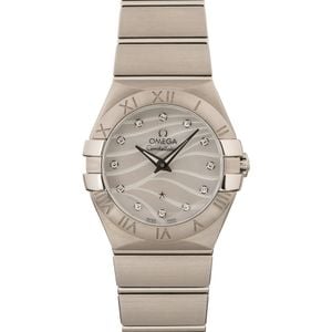 Omega Constellation Mother of Pearl Wavy Dial