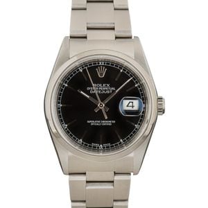 Rolex Datejust 16200 Black Dial