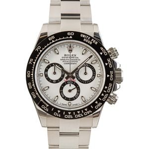 Rolex Ceramic Daytona 116500 White Dial