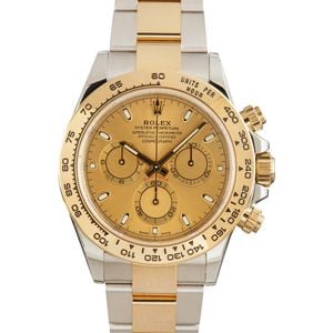 Used Rolex Daytona Two Tone Cosmograph 116503 Champagne Dial