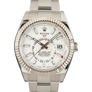 Used Rolex Sky-Dweller 326934 White Dial