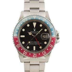 Vintage Rolex GMT-Master 1675 Pepsi Insert